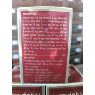 Sâm nhung bổ thận TW3