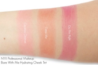 Má hồng dạng tint NYX Bare with me