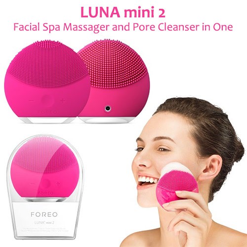 FOREO (Hàng Mới Về) Máy Rửa Mặt Rung Siêu Âm Loại Bỏ Mụn Đầu Đen Chống Lão Hóa Hiệu Quả Cho Da Mặt Luna Mini 2 ~