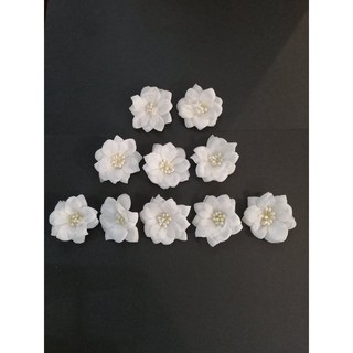 10 cánh hoa voan trang trí, làm phụ kiện handmade