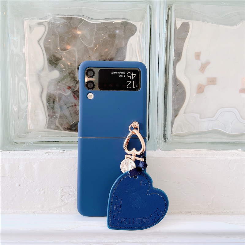 Ốp Điện Thoại PC Cứng Mặt Nhám Chống Sốc Màu Trơn Cho Samsung Galaxy Z Flip 4 5G Z Flip 3