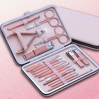 Bộ dụng cụ làm móng 18 món đa năng tiện lợi