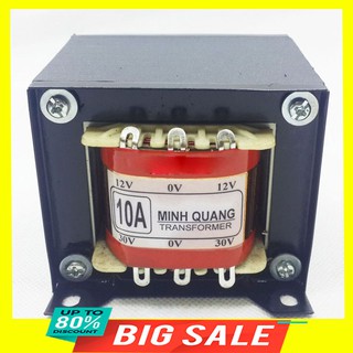 Biến áp 10A đối xứng 12V và 30V