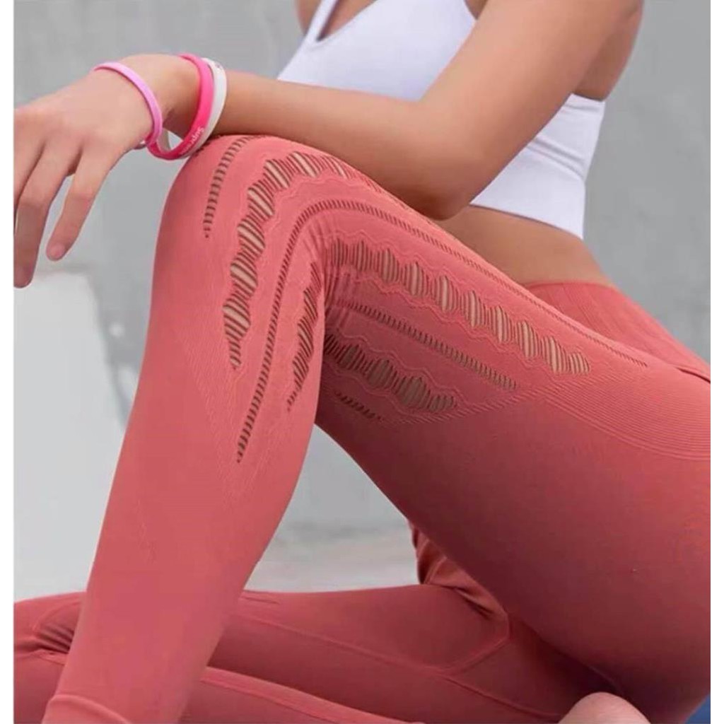 Quần legging tập gym, yoga thun dệt kim cao cấp mềm, mịn, siêu đàn hồi, nâng mông gen bụng họa tiết cắt lazer cực đẹp  ྇