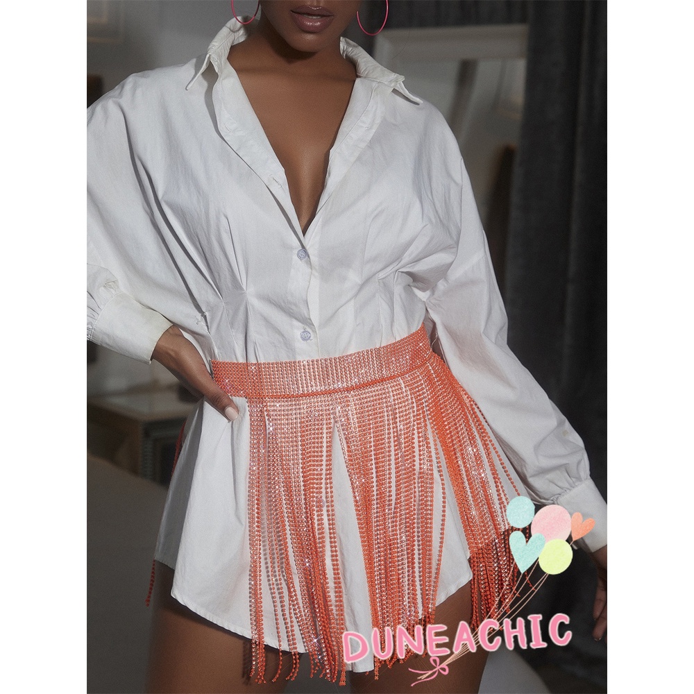 DUNEA Chân váy dunea709 đính kim sa lấp lánh quyến rũ