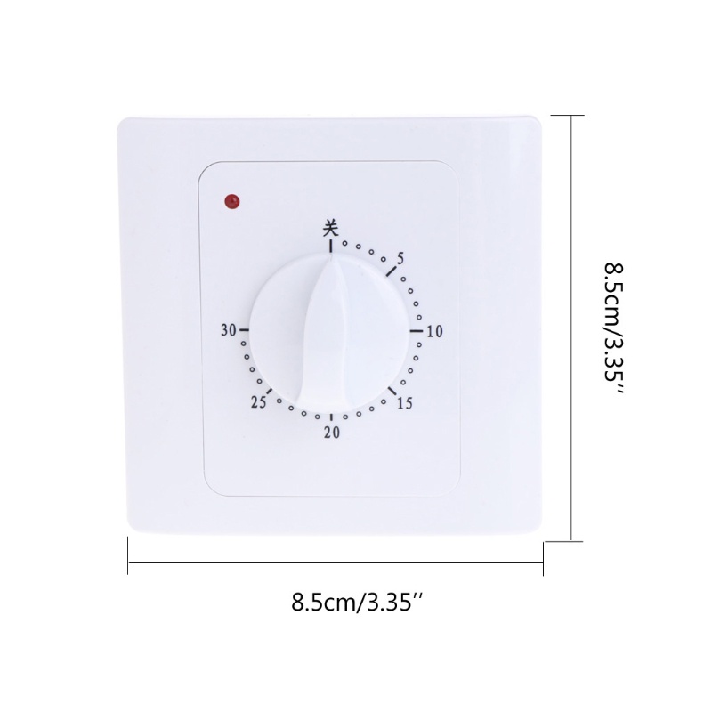 Công Tắc Hẹn Giờ Kỹ Thuật Số AC 220 V 10A 30 Phút