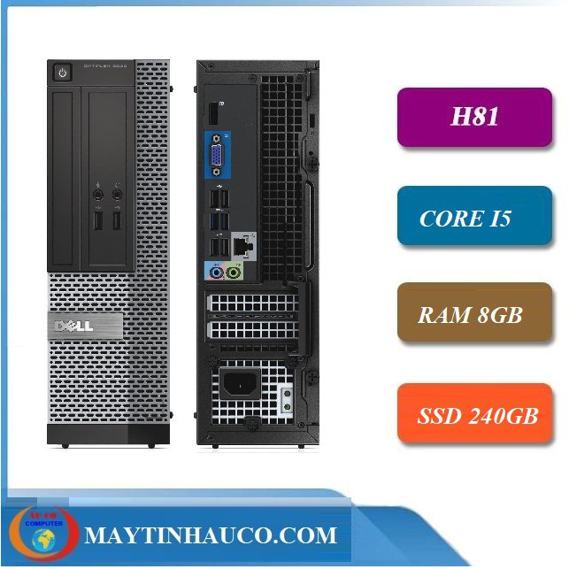 Máy tính đồng bộ Dell Optiplex / HP 600GB (CORE  i5 4570/ ram 8GB/ SSD 240GB ) - Bảo hành 12 Tháng | BigBuy360 - bigbuy360.vn