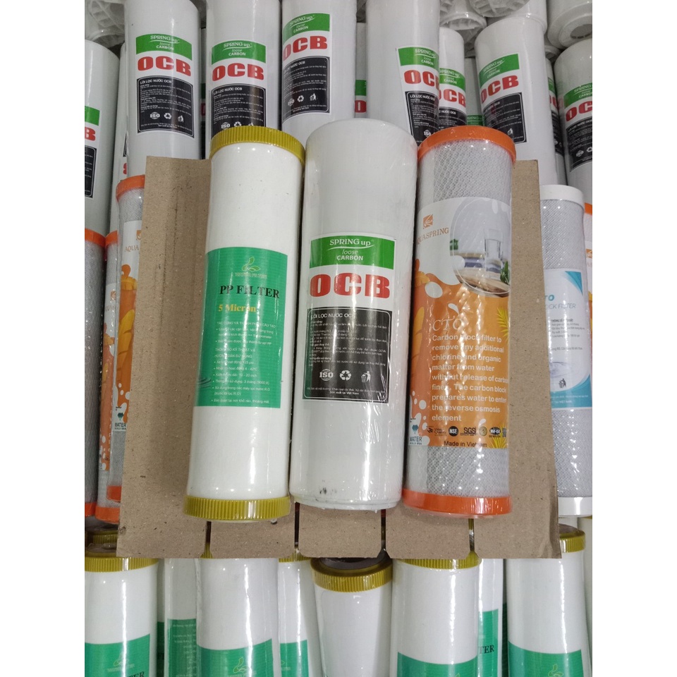 Bộ Ba Lõi Lọc Nước 1,2,3 Ro - Lõi Lọc Thô 123