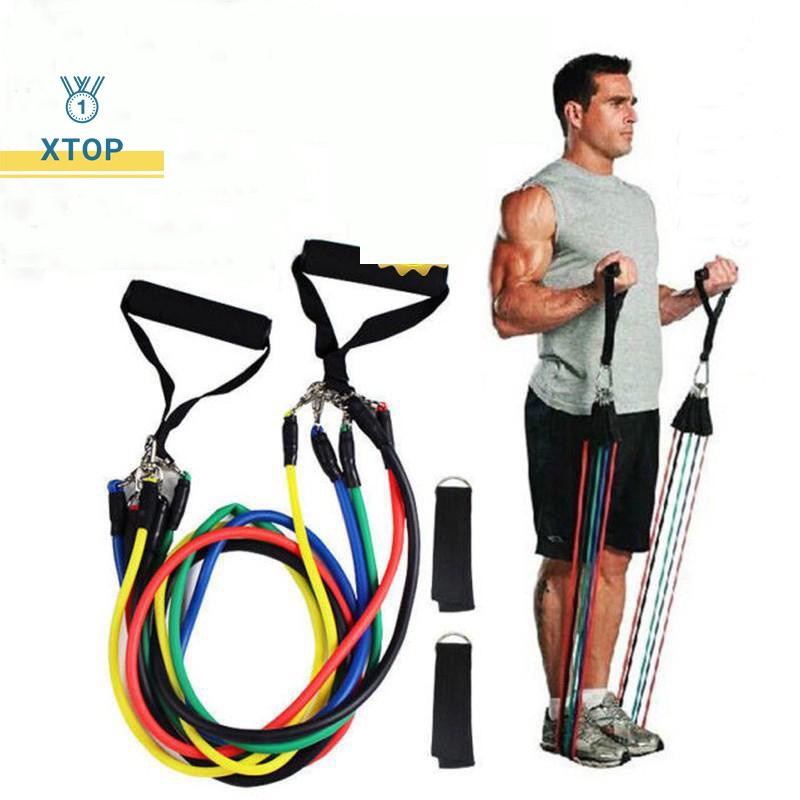 Dây Ngũ Sắc Tập Gym Đa Năng Full Body - Dây Kháng Lực Tập Gym, Dụng Cụ Tập Gym Tại Nhà S05