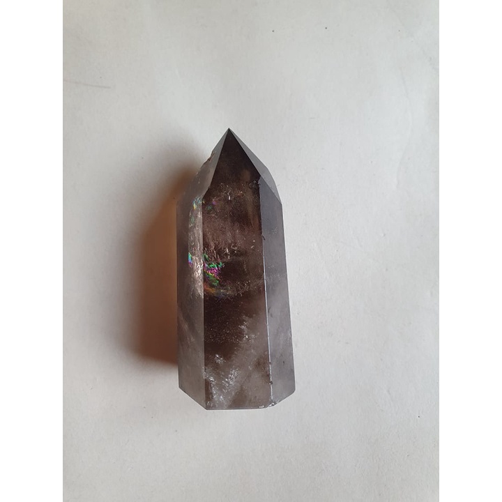 Thach anh khói dạng trụ smoky quartz 88 gram