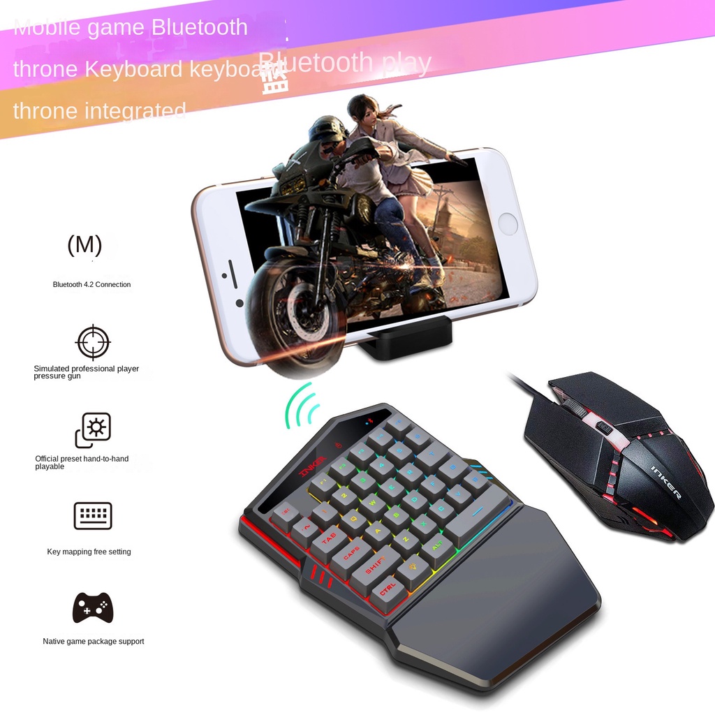 Bộ Bàn Phím Và Chuột Bluetooth Không Dây K99 Dùng Chơi game Trên Điện Thoại Di Động