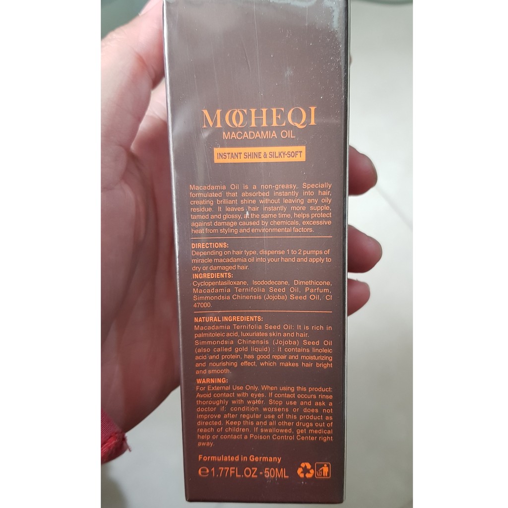TINH DẦU PHỤC HỒI TÓC MOCHEQI MUSK MACADAMIA 50ML