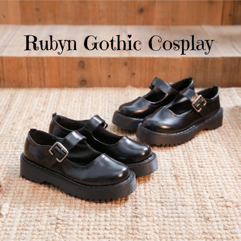 [CÓ SẴN] 🍁 Giày búp bê lolita quai dán vintage cosplay học sinh Nhật Bản 🍁 ( | BigBuy360 - bigbuy360.vn