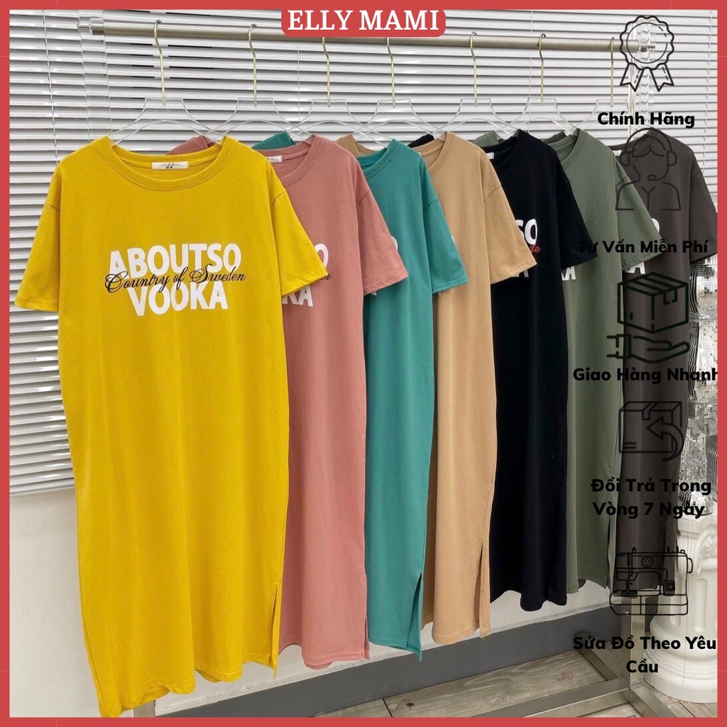 ( 40kg - 95kg ) Đầm Thun Bầu , Suông Chữ  Form Dễ Mặc Thoải Mái Suốt Thai Kì &amp; Sau Sinh Thiết Kế Cao Cấp