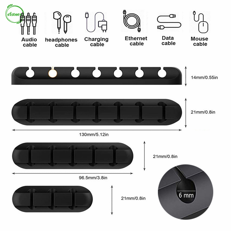 Dụng Cụ Giữ Dây Cáp Bằng Silicon Tiện Lợi