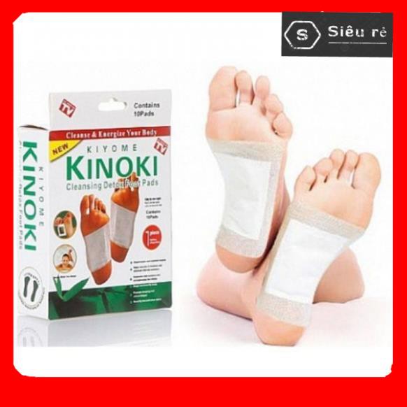 HỘP 10 MIẾNG DÁN CHÂN GIẢI ĐỘC KINOKI (PD1013)