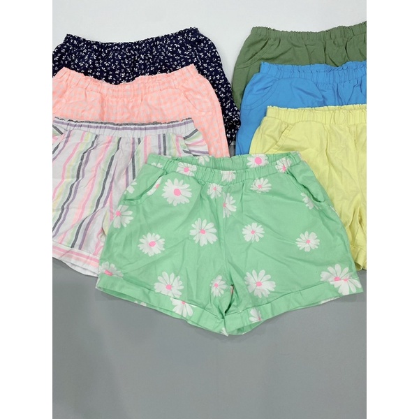 Quần short họa tiết xuất dư