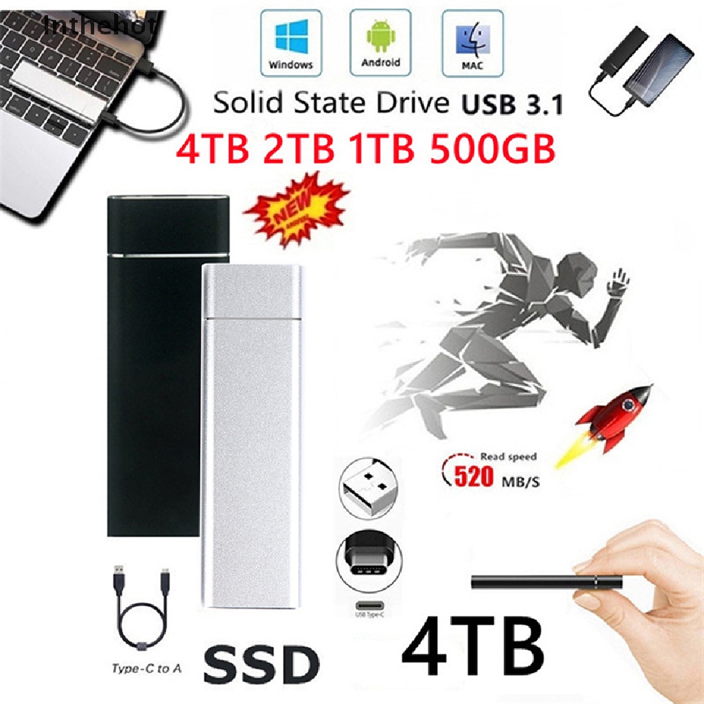 Ổ Cứng Ngoài 1TB 2TB 500GB USB 3.1