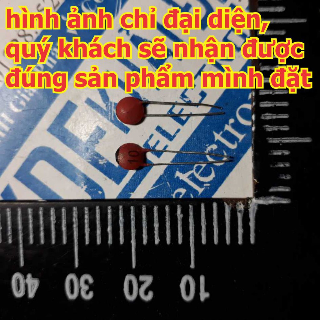 100 con TỤ GỐM, TỤ KHÔNG PHÂN CỰC 50V (giá cho gói 100 con) kde2855