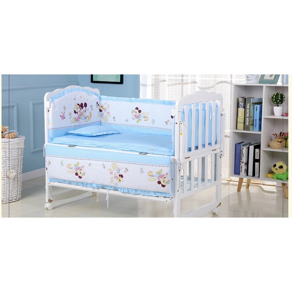 Bộ quây màn gối dành cho cũi