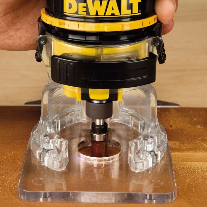 Máy phay gỗ cầm tay 390W DEWALT DWE6000 - Hàng chính hãng