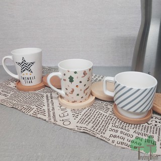 [ Hàng Xuất] đế lót ly cốc gỗ beech hàng xuất khẩu đi nhật bản cao cấp