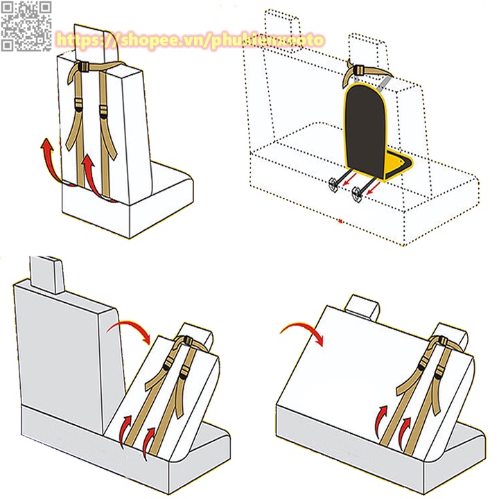Đai Ghế Ngồi Trẻ Em Trên Ô Tô - Ghế Ngồi Ô Tô Cho Bé