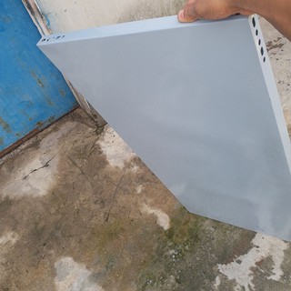Mâm sắt V lỗ ( 50x100cm) màu xám ghi
