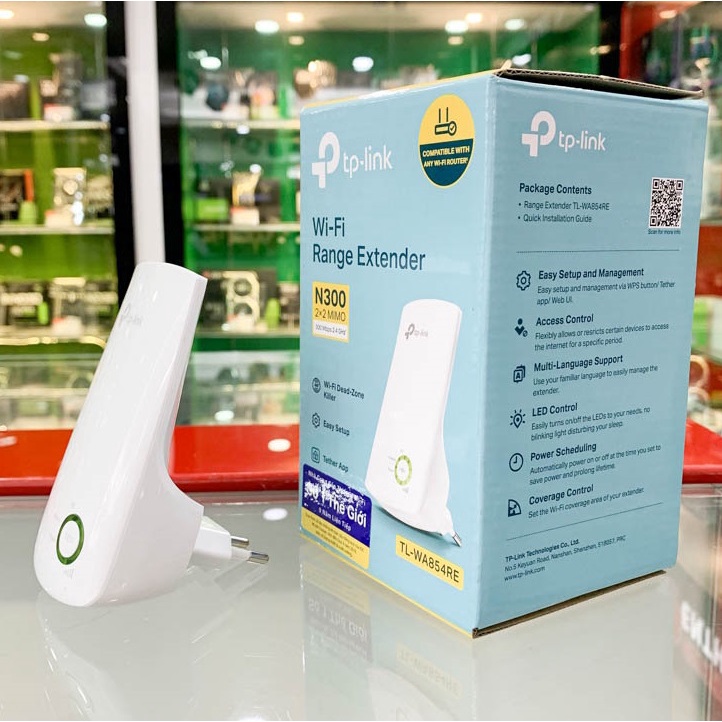 Bộ kích sóng wifi TPLink 300Mbps TL-WA854RE