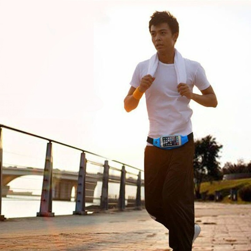 Túi Đựng Điện Thoại Đeo Hông Thể Thao Chống Nước Màn Hình Cảm Ứng Cho Nam Nữ