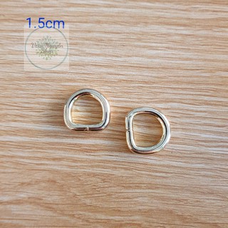 Khoen D bóng vàng size từ 1cm đến 2cm