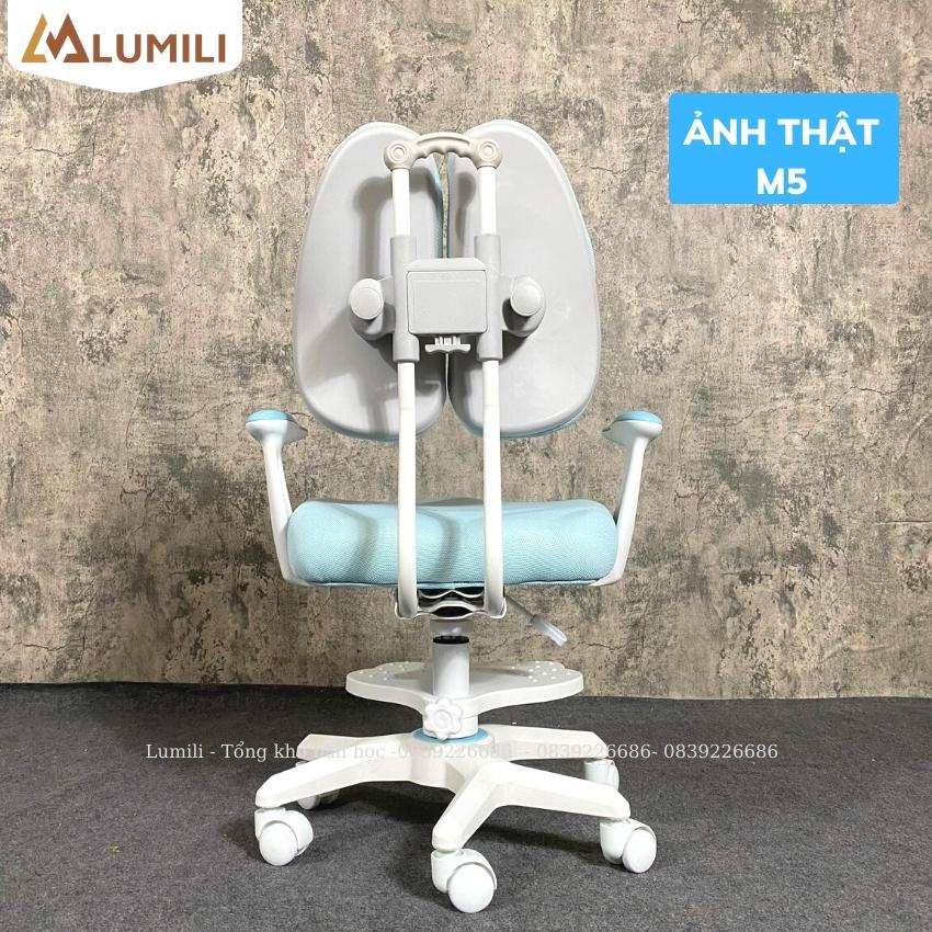 [tặng đai chống gù và bọc ghế] bộ ghế học sinh thông minh chống gù chống cận Lumili MQ5 dành cho bé từ 3 tới 18