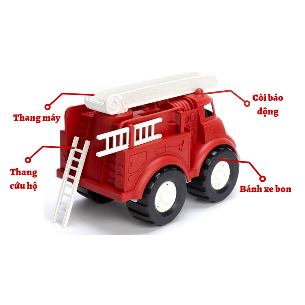 Đồ Chơi Xe Cứu Hoả Green Toys Cho Bé Từ 1 Tuổi