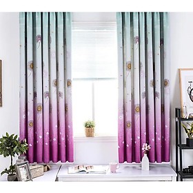RÈM CỬA HOA BAY HỒNG SIZE 1M NGANG X 2M CAO ( 1 TẤM )- BYGD