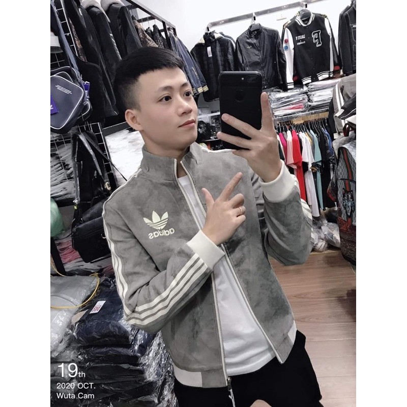 áo khoác da lộn lót lông