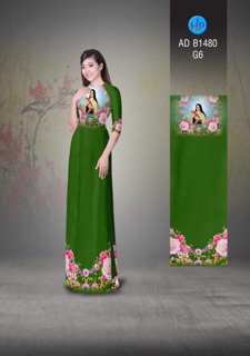 Vải áo dài In hình Thánh