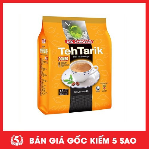 (Mua 1 tặng 1)Trà sữa Teh Tarik Aik Cheong vị truyền thống/ cà phê 600g- tặng 1 gói nhỏ 40gr (giao vị ngẫu nhiên)