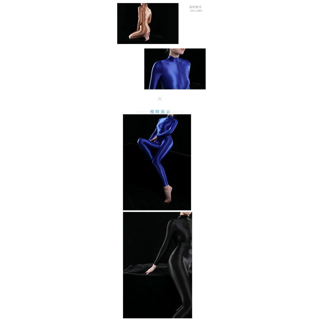 Oily jumpsuit Siêu Co Giãn Liền Mạch Làm Đẹp Da Không Dễ Vỡ Vải Lụa yo