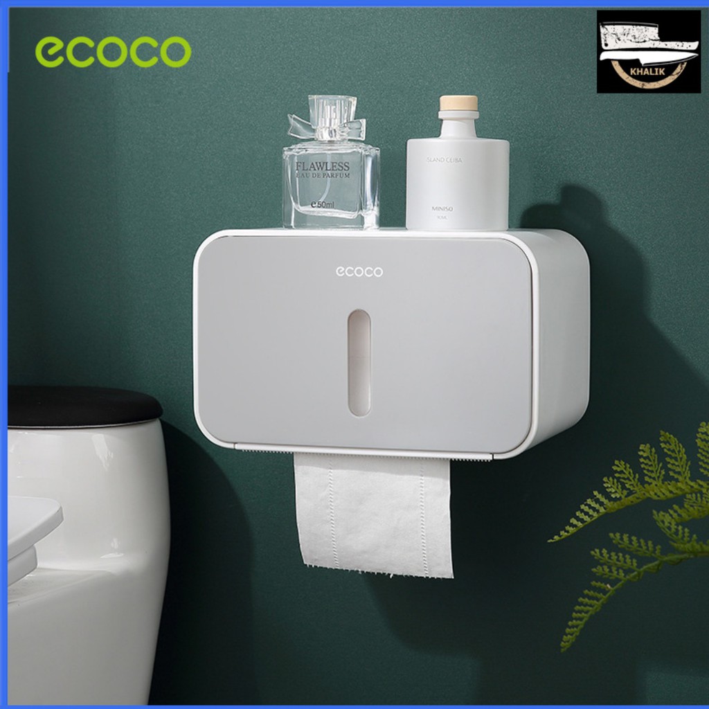 [Ecoco-E1903] Kệ đựng giấy vệ sinh treo tường - Hộp giấy đa năng sang trọng