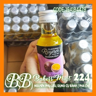 Hương mùi chanh dây passion fruit hiệu rayner's - chai 28ml