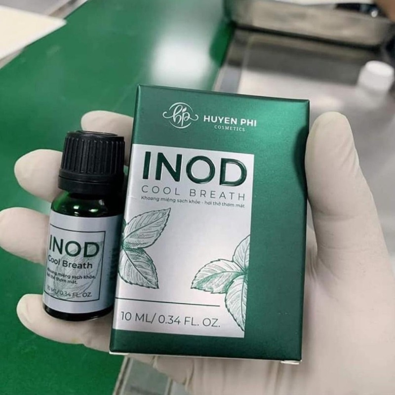 INOD Serum Hôi miệng Huyền Phi Cool Breath - Tinh dầu hôi miệng inod huyền phi 10ml