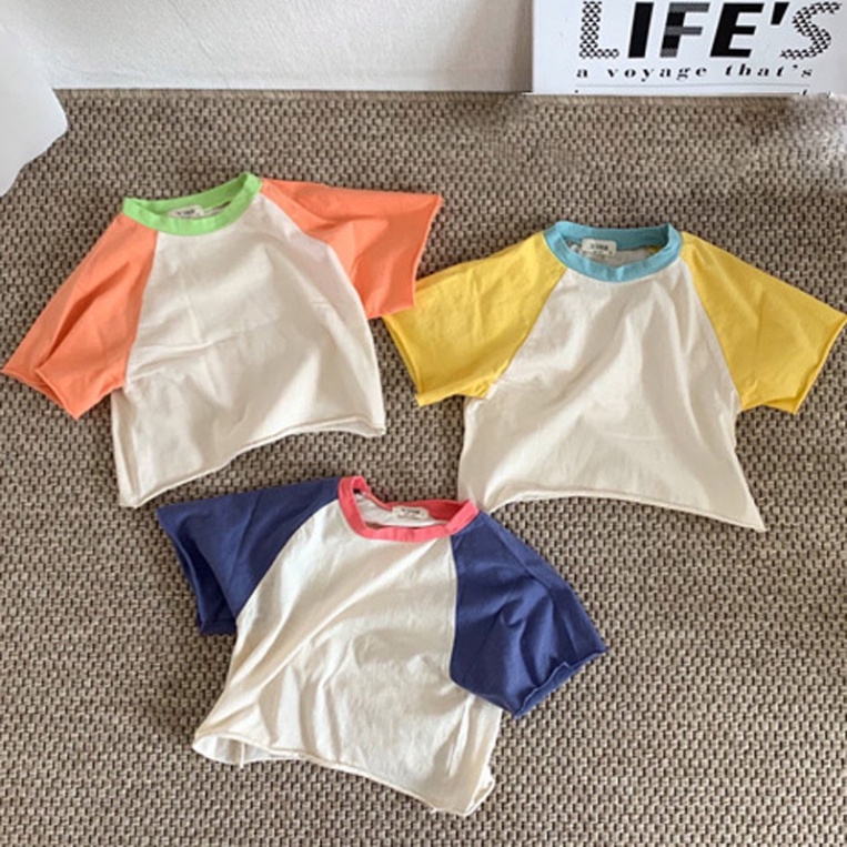 Sale 68% Áo Thun Tay Raglan Chất Liệu Mềm Mại Phong Cách Hàn Quốc Dành Cho Bé, yellow,66cm Giá gốc 308000đ - 10M5-2