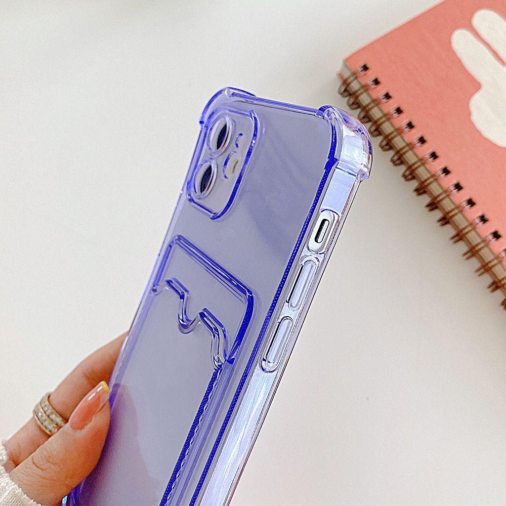 Ốp Điện Thoại TPU Trong Suốt Chống Sốc Kèm Ngăn Đựng Thẻ Cho IPhone 13 Pro Max 13 Pro Max