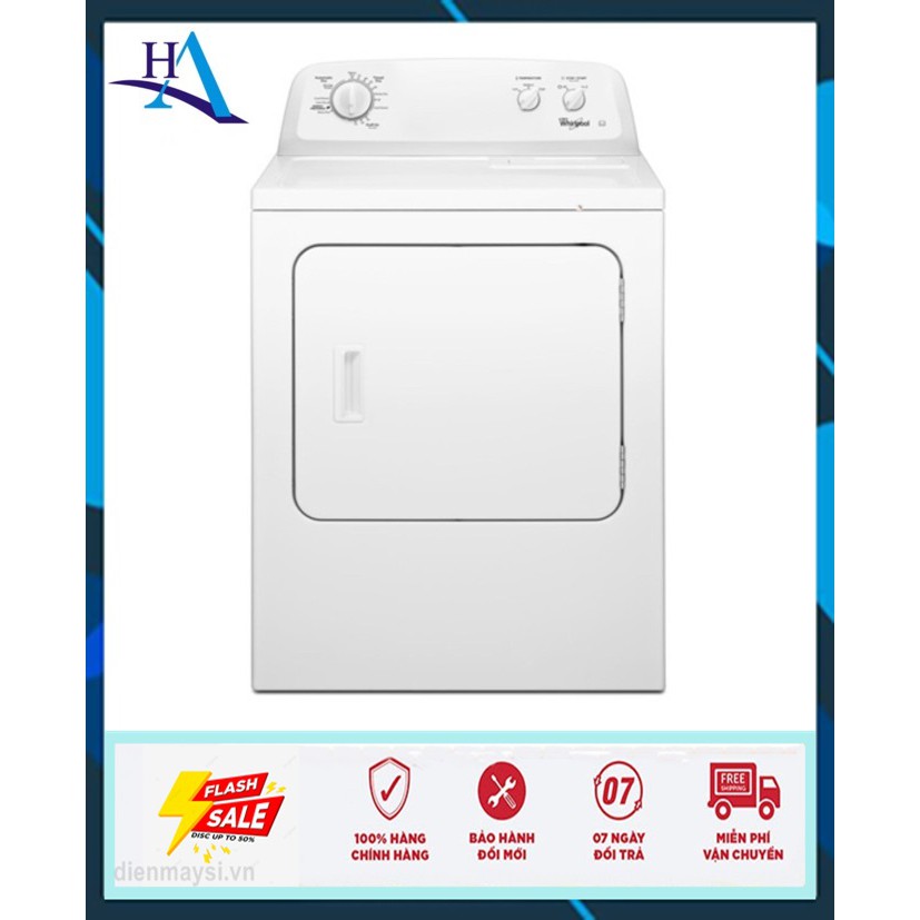 Máy sấy quần áo Whirlpool 3LWED4705FW -15Kg (Miễn phí giao tại HCM-ngoait tỉnh liên hệ shop)