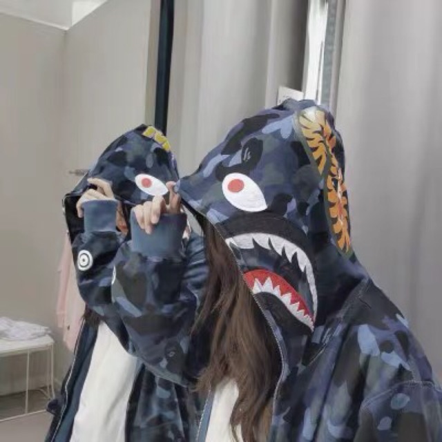 [ Sẵn ] Áo khoác Nam Nữ Bape ảnh thật