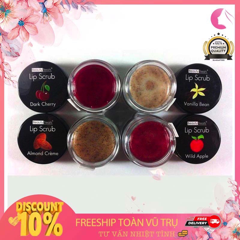 SON TẨY TẾ BÀO CHẾT MÔI BEAUTY TREATS LIP SCRUB 10G | BigBuy360 - bigbuy360.vn