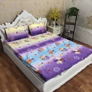 [Free ship-xả kho nghỉ bán]Ga trải giường,Drap ga giường mềm mịn hoa văn,hoạt hình,kẻ Mã hoa bướm