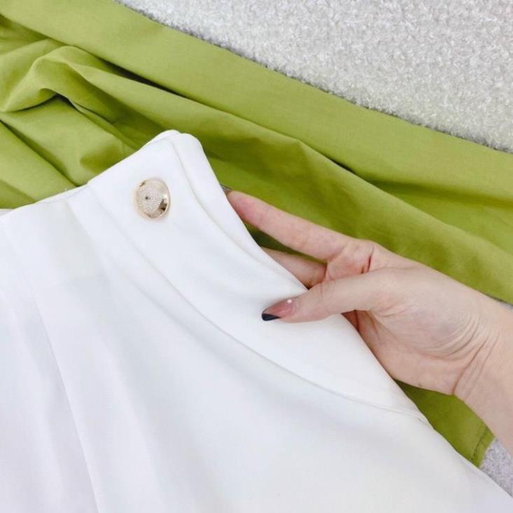 TTL Set đùi 3 món áo khoác ngoài xanh phối 2 dây bra kèm quần đùi trắng năng động