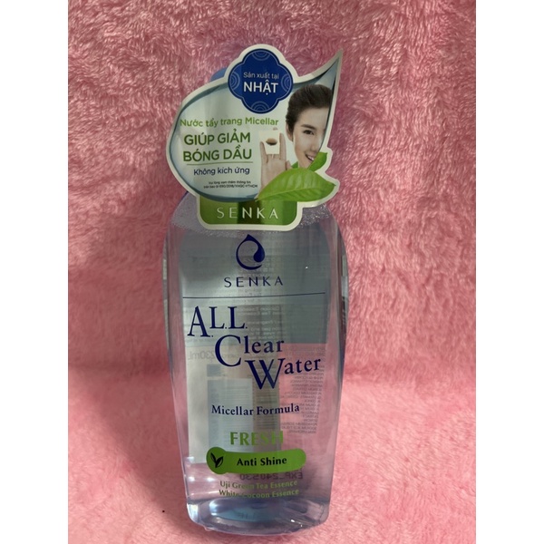 Nước tẩy trang Micellar Senka ALL Clear Water Fresh