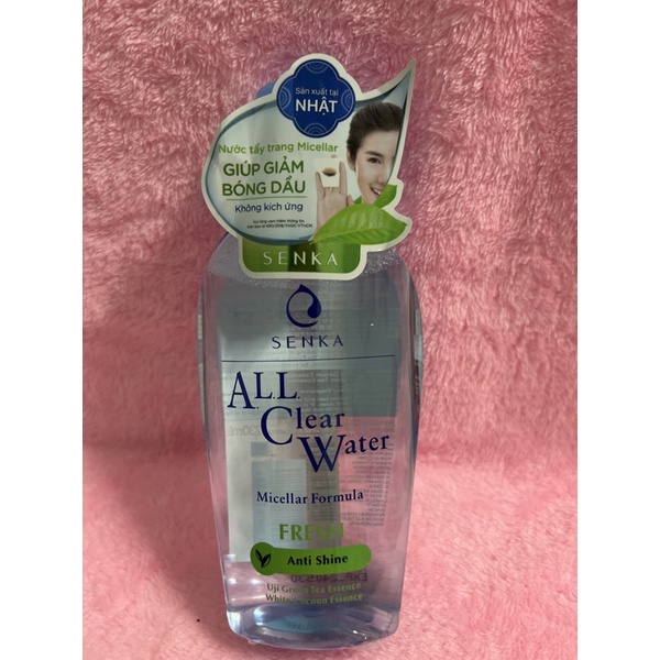 (105000đ giảm còn...)Nước tẩy trang Micellar Senka ALL Clear Water Fresh